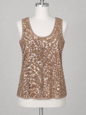 LOFT Sequin Tank Top